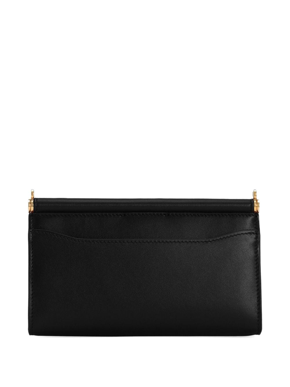Dolce &amp; Gabbana Leather Phone Clutch Bag Black