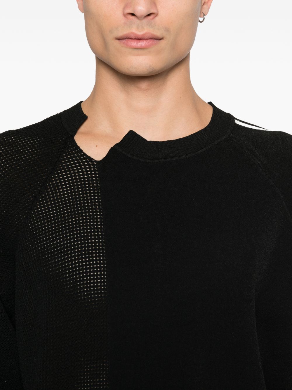 Y-3 Crew Neck Cotton Sweatshirt Black black