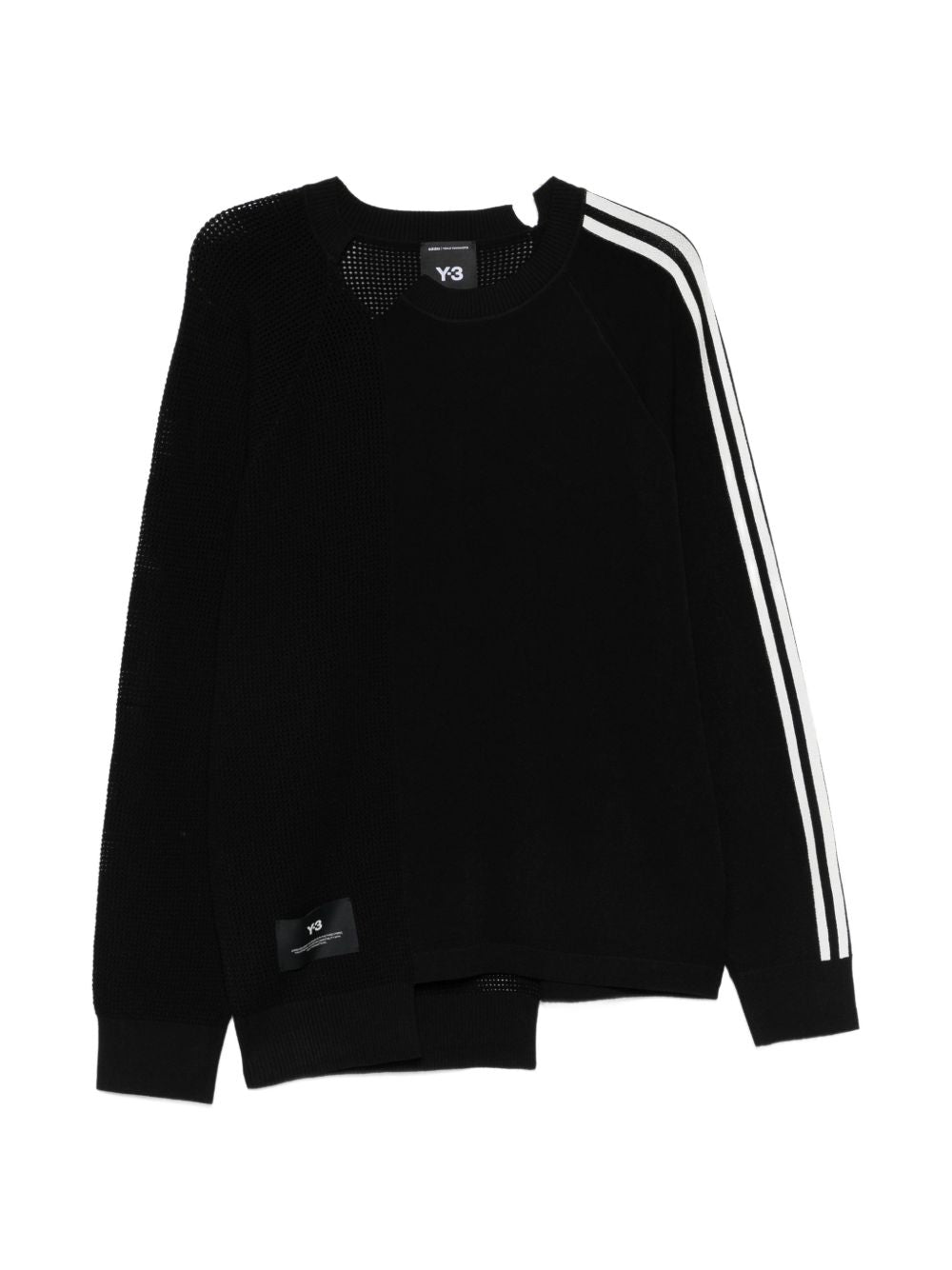 Y-3 Crew Neck Cotton Sweatshirt Black black