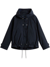 Woolrich Coat with Classic Cut Blue