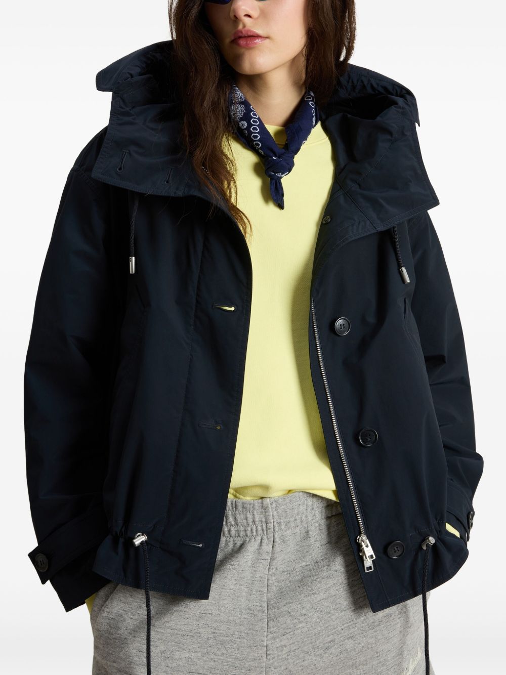 Woolrich Coat with Classic Cut Blue
