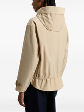 Woolrich Double Breasted Wool Coat Beige