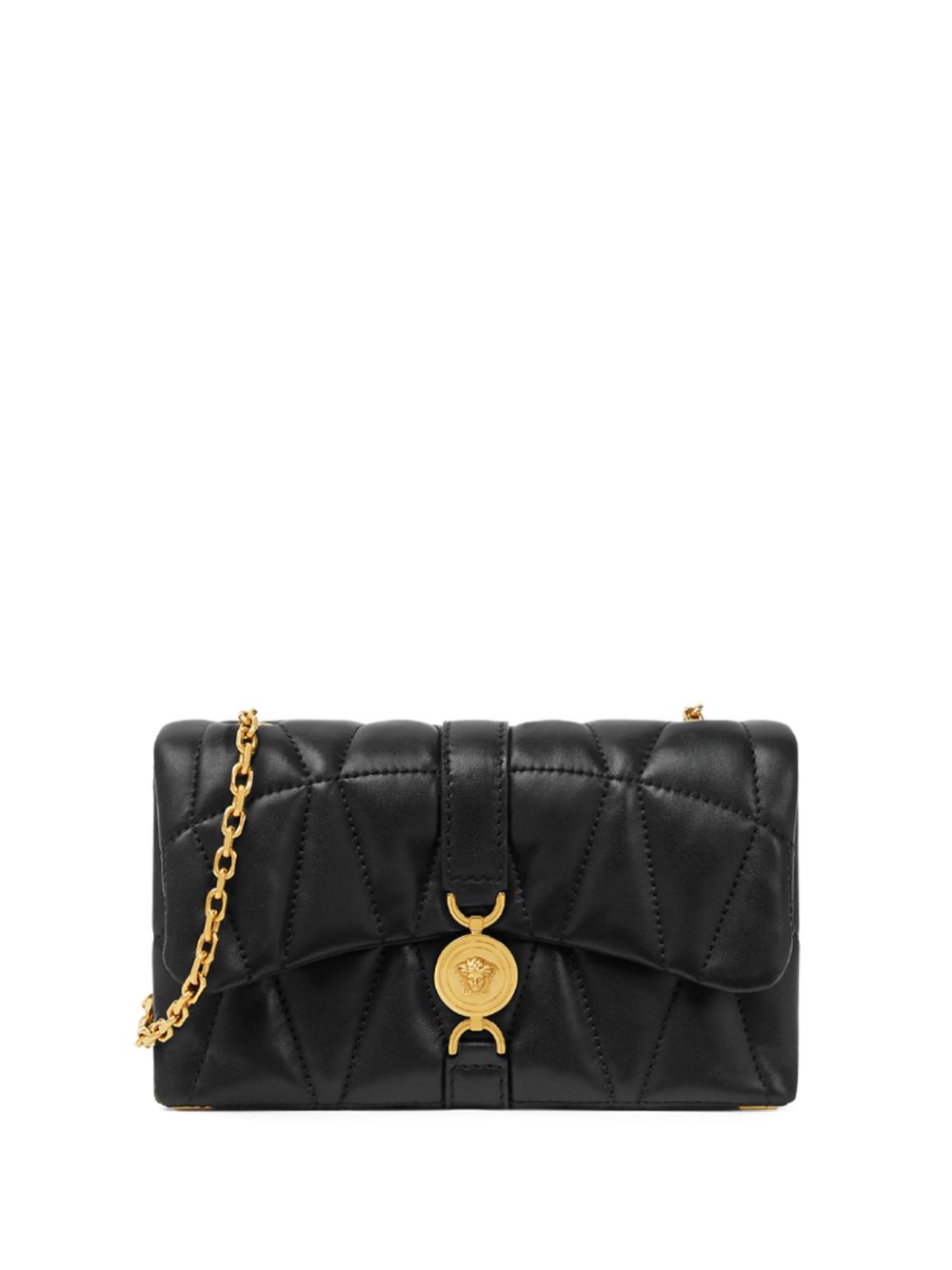 Versace Kleio Mini Leather Bag Black