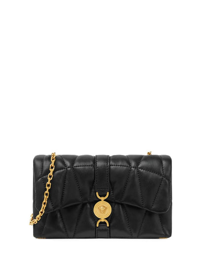 Versace Kleio Mini Leather Bag Black