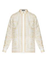 Versace Barocco Silk Shirt Golden
