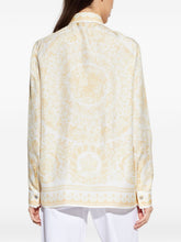 Versace Barocco Silk Shirt Golden