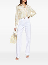 Versace Barocco Silk Shirt Golden