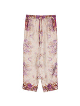 Pierre Louis Mascia Floral Silk Trousers Drawstring Pink Pink