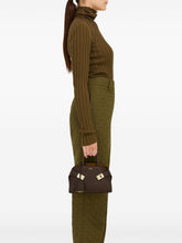 Ferragamo Hug Mini Leather Handbag Brown