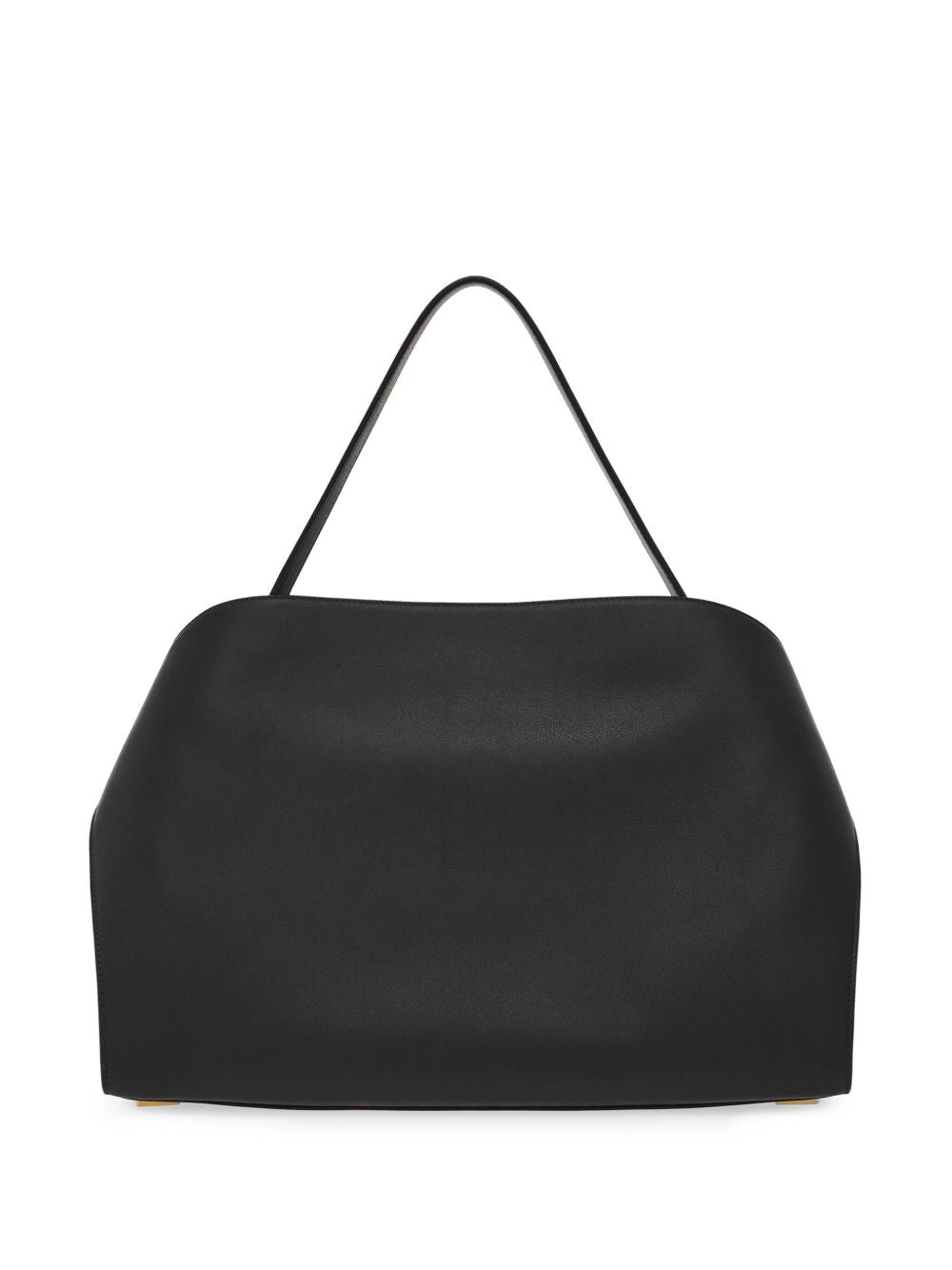 Ferragamo Hug Medium Leather Tote Black