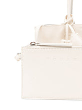 Hogan Mini Leather Tote Bag White