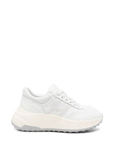 Hogan Hi-Fi Platform Leather Sneakers White