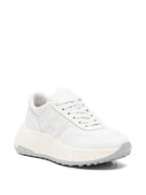 Hogan Hi-Fi Platform Leather Sneakers White
