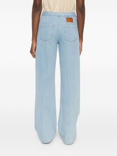 Forte Forte High-Waisted Denim Jeans Clear Blue