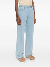 Forte Forte High-Waisted Denim Jeans Clear Blue