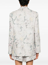 Forte Forte Floral Print Single-Breasted Blazer Powder powder