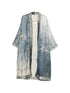 Pierre Louis Mascia Floral Kimono Jacket Clear Blue