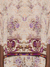 Pierre Louis Mascia Printed Silk Paisley Blouse Pink