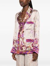 Pierre Louis Mascia Printed Silk Floral Jacket Pink