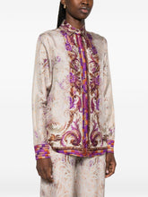 Pierre Louis Mascia Floral Silk Classic Shirt Pink