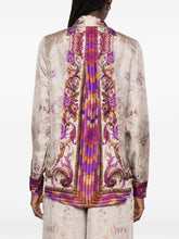 Pierre Louis Mascia Floral Silk Classic Shirt Pink