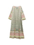 Pierre Louis Mascia Floral Silk Dress Khaki