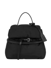 Moschino Tie Me Nylon Backpack Black