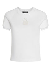 Dolce & Gabbana Bow Cotton Logo T-Shirt White