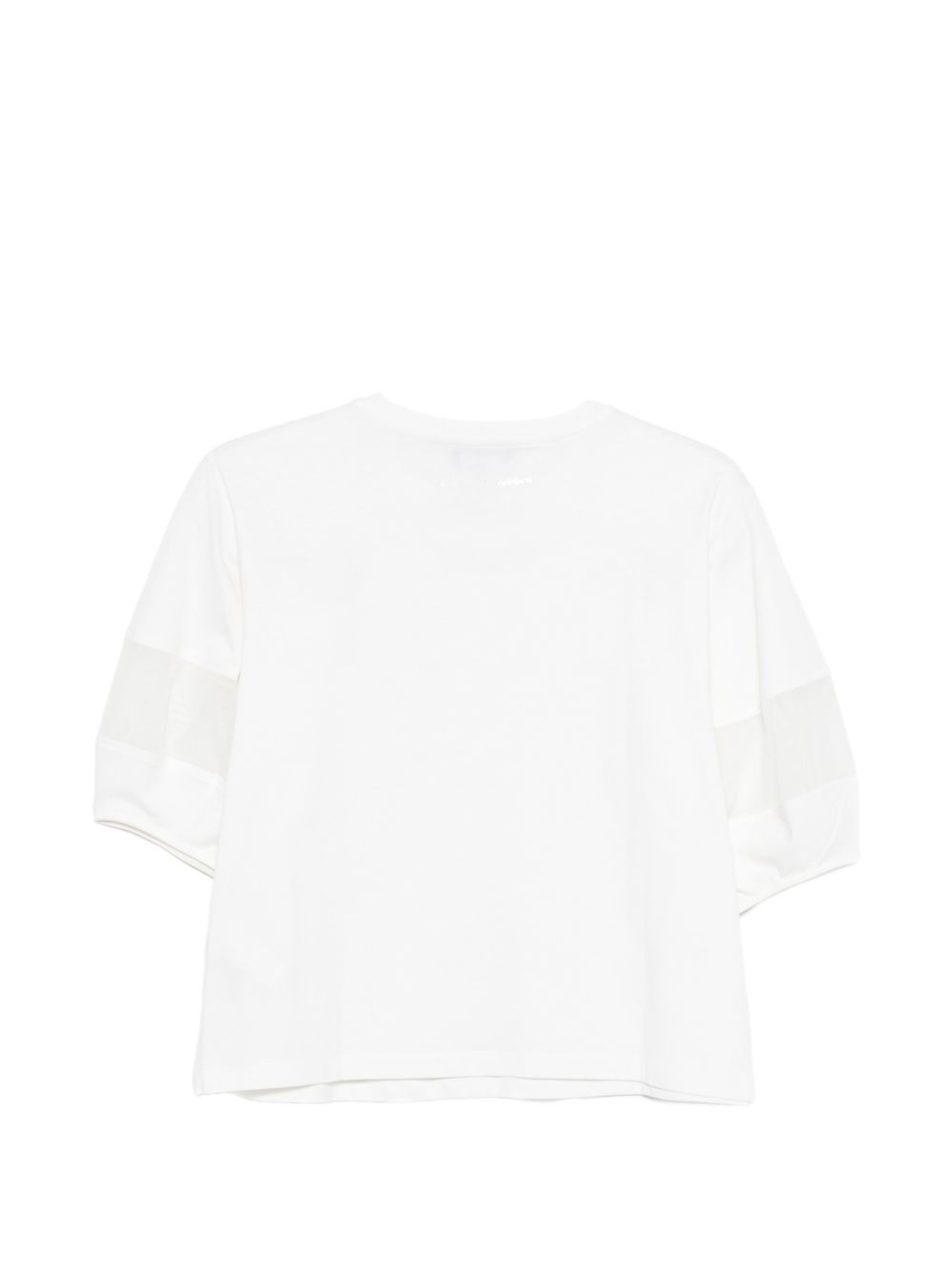 Emporio Armani Logo Cotton Crewneck Sweater White