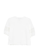Emporio Armani Logo Cotton Crewneck Sweater White