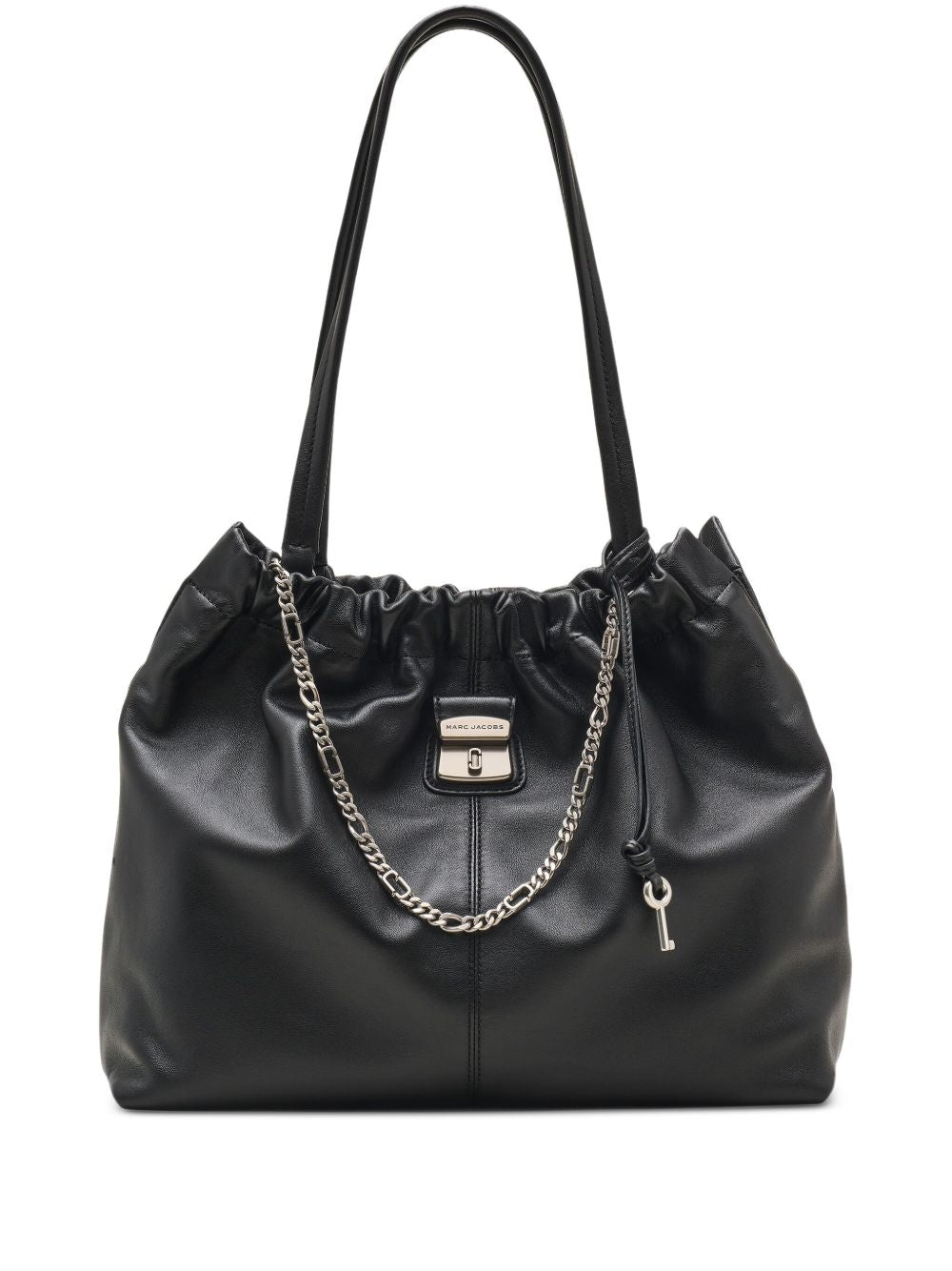 Marc Jacobs The Tote Leather Shoulder Bag Black