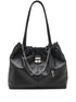 Marc Jacobs The Tote Leather Shoulder Bag Black