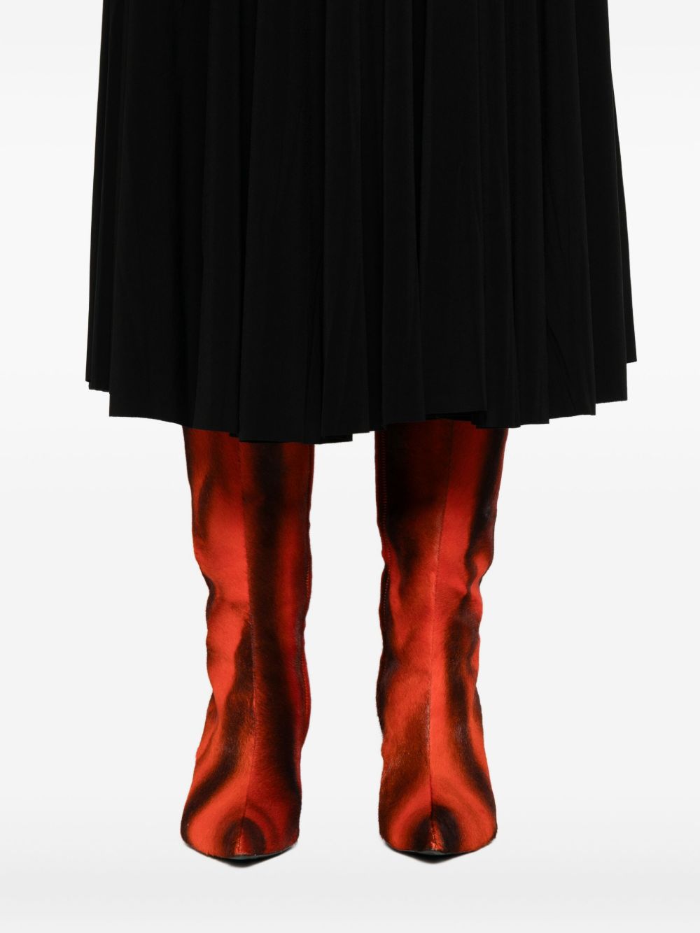 Norma Kamali Flared Midi Skirt Black black