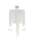 Elisabetta Franchi Off-Shoulder Silk-Blend Blouse Ivory ivory