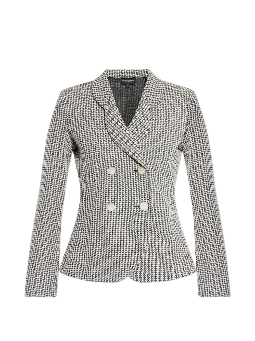 Emporio Armani Double-Breasted Blazer Jacket Beige