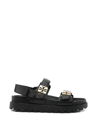 Tory Burch mellow sport leather sandals black