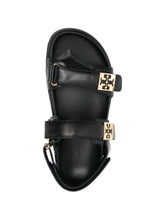 Tory Burch mellow sport leather sandals black
