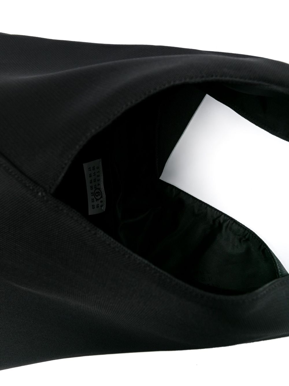 MM6 Maison Margiela Japanese Leather Pyramid Bag Black