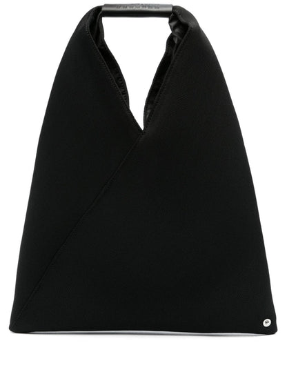 MM6 Maison Margiela Signature Numbers Canvas Handbag Black