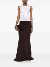 Elisabetta Franchi Knot Detail Sleeveless Top Ivory ivory