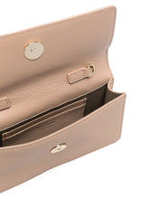 Emporio Armani Chain Leather Clutch Bag Beige