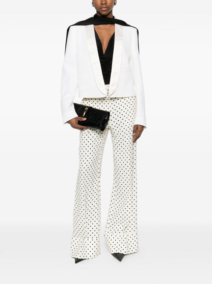 Tom Ford Wool Tuxedo Jacket White White