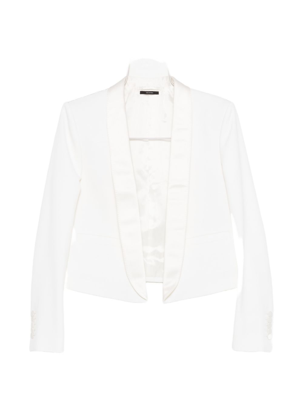 Tom Ford Wool Tuxedo Jacket White White