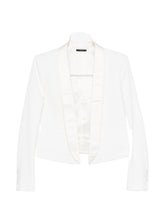 Tom Ford Wool Tuxedo Jacket White White