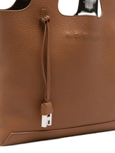 Hogan Small Leather Tote Bag Brown leather brown