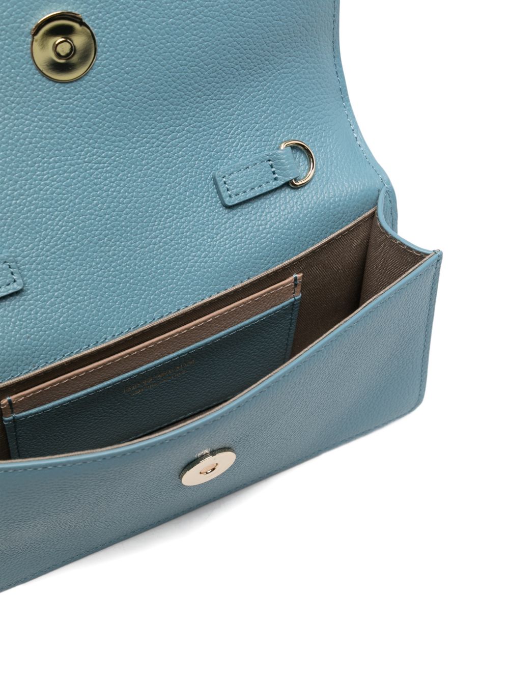 Emporio Armani Leather Chain Wallet Clear Blue