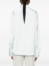 Jil Sander Buttoned Viscose Shirt Clear Blue