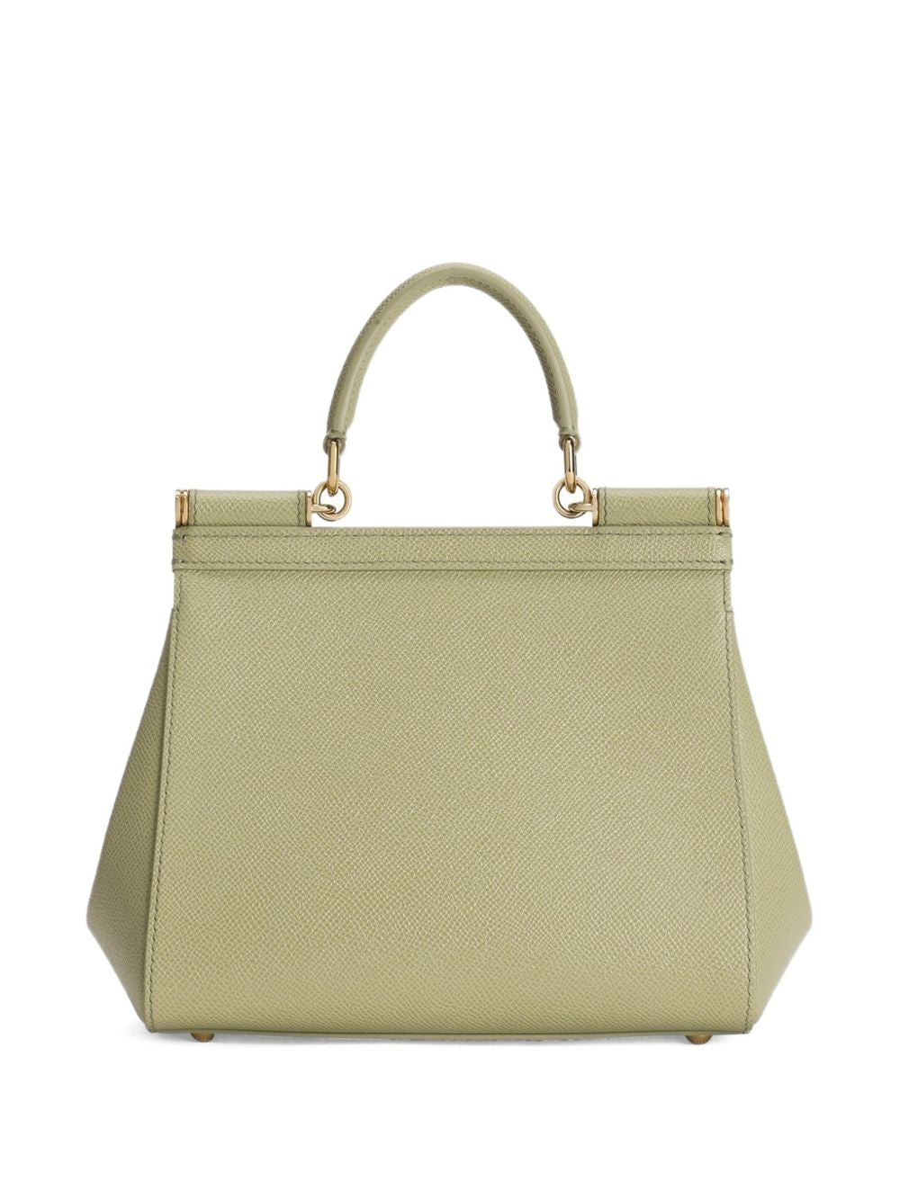 Dolce &amp; Gabbana Sicily Medium Leather Bag Light green