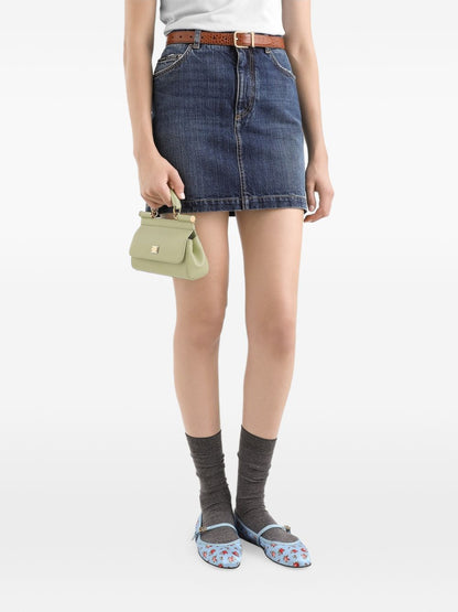 Dolce &amp; Gabbana Sicily Small Top Handle Light green