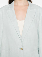 Forte Forte Linen single-breasted jacket LIGHT BLUE